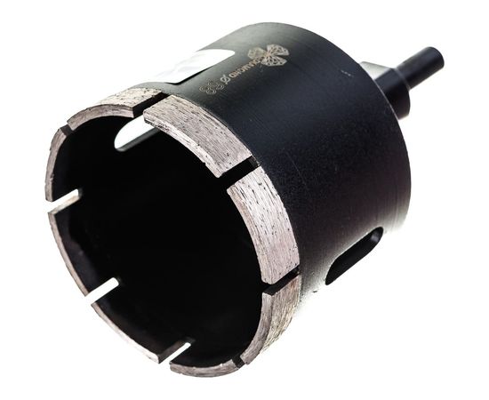 Коронка алмазная по керамограниту, серебряная пайка (68 мм) TRIO-DIAMOND GCB768 – изображение 3