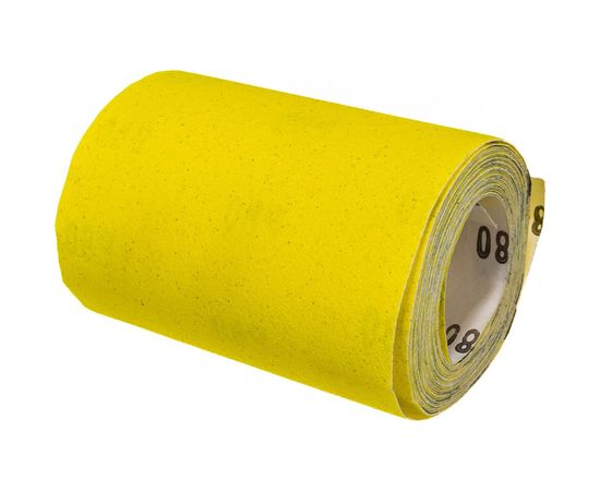 Бумага шлифовальная наждачная (5 м; 115 мм; Р80) ZOLDER Z-105-5-80 – изображение 4