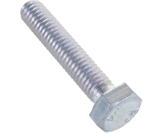Болт Стройметиз полная резьба DIN933 М6х30, класс прочности 5.8, цинк 100 шт. 3011248 – изображение 2