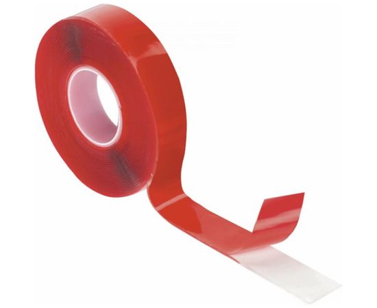 Монтажная прозрачная суперпрочная двусторонняя лента BRAUBERG 19 мм х 5 м, акриловая, 1 мм 606424 – изображение 5