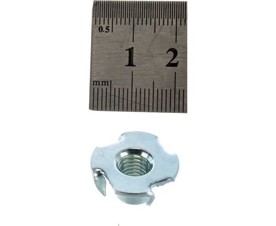 Мебельная врезная гайка Метизный двор M8x11 DIN 1624, 100 шт. 4607159067876 – изображение 4