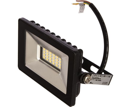 Светодиодный прожектор SAFFIT SFL90-20 2835SMD, 20W 6400K AC220V/50Hz IP65, черный в компактном корпусе 55064 – изображение 3