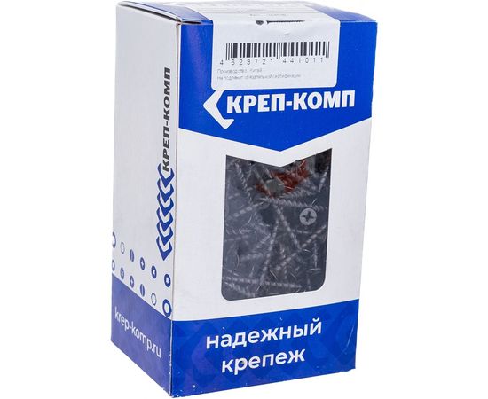 Саморез по дереву КРЕП-КОМП черный 3,5х45 500шт чд45ф – изображение 3