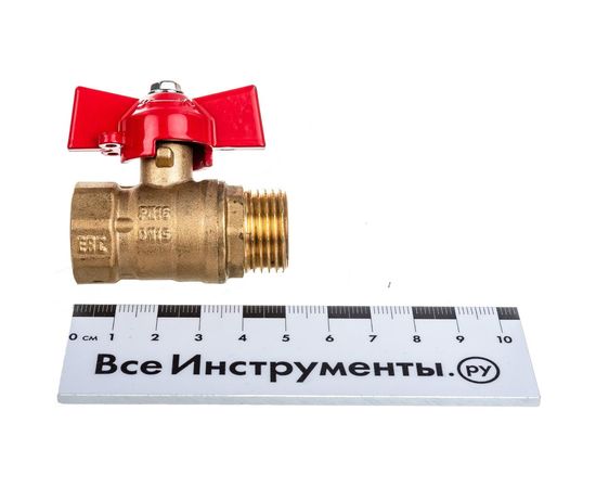 Шаровой кран для воды ОПТИМА 1/2 г/ш бабочка SOFMB012:181 – изображение 4