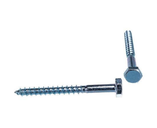 Шуруп глухарь с шестигранной головкой Метизный двор 10x100, 20 шт. 4607159064004 – изображение 3