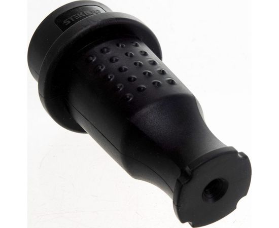 Прямая вилка STEKKER с заземляющим контактом 3+1, каучук 400В, 32A, IP44, черная RPG32-21-441 39020 – изображение 2