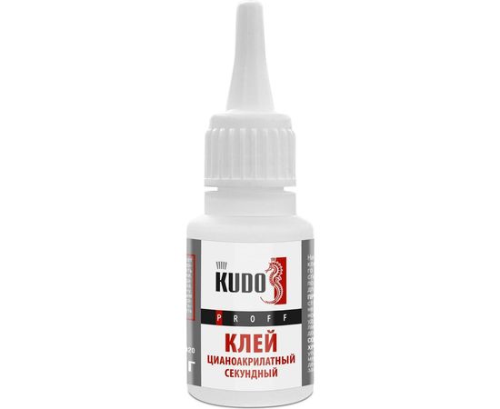 Секундный клей KUDO SMB-020 цианоакрилатный 20 г 11604803 