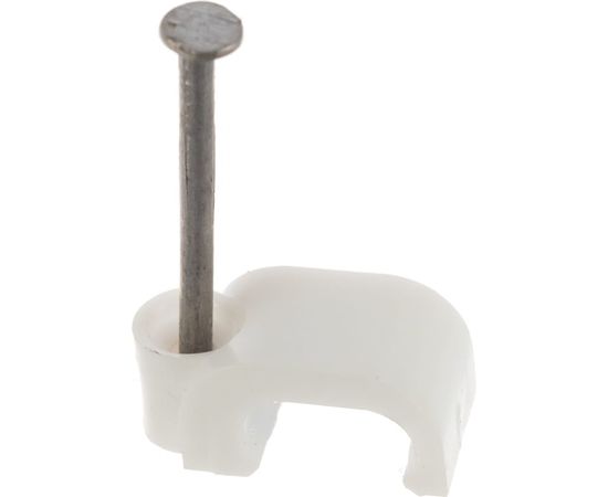 Плоская скоба для кабеля Невский Крепеж Б8 мм 50 шт. 800454 