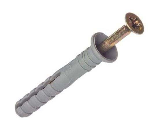 Дюбель ГОСКРЕП гвоздь 6х60 пот.манж. полипропилен 200 шт., пакет 4-0012280 