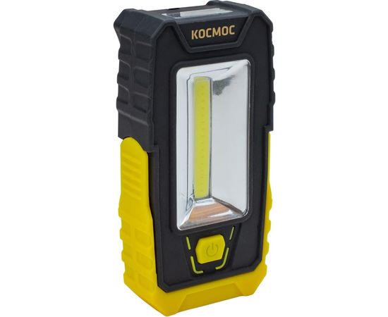 Фонарь КОСМОС 5Вт СОВ, 3LED, клипса для крепления, магнит, поворотная подставка, 3хААА KocAu6006COB 