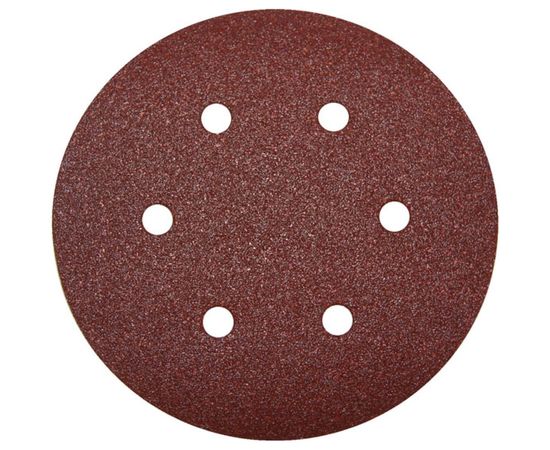 Круг шлифовальный универсальный 5 шт. (150 мм; Р60) "МАСТЕР" Зубр 35566-150-060 