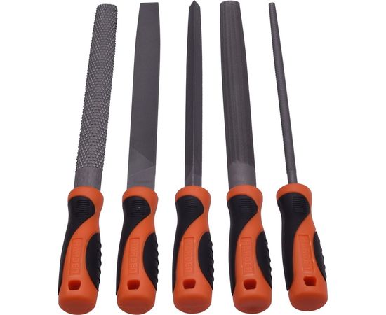 Набор профессинальных напильников HARDEN 5 пр., сталь Т12 610631 