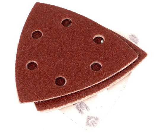 Треугольник шлифовальный универсальный 5 шт. (93х93х93 мм; Р60) "МАСТЕР" Зубр 35583-060 