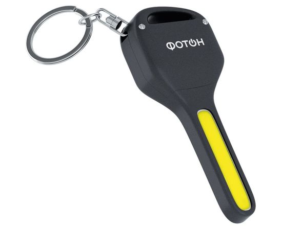 Светодиодный фонарь-брелок ФОТОН K-140 2хCR2032 в комплекте, черный 23201 