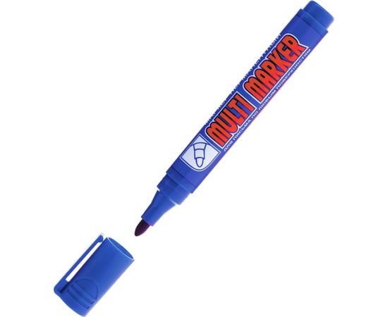 Перманентный маркер Munhwa Crown Multi Marker синий, пулевидный, 3мм CPM-800 