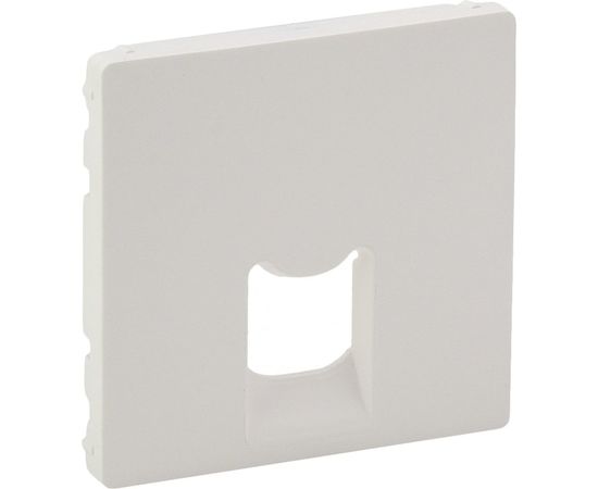 Лицевая панель Legrand Valena Life для одиночных телефонных/информационных розеток белый Leg 755410 