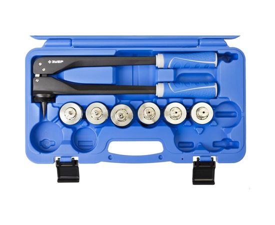 Расширитель-калибратор Зубр ЭКСПЕРТ для муфт под пайку труб из цветных металлов d 10, 12, 15, 18, 20, 22 мм, в боксе 23655-H7 