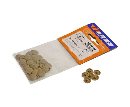 Декоративные заглушки VIPкрепеж бежевые, 42 шт. 11706 VIPS 