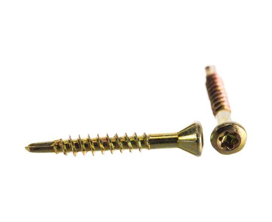 Шуруп для полов и паркета Rusconnect CFB 0325 3,2х25 500 шт. Желтый цинк 380325 