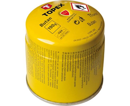 Картридж газовый с бутаном 190г TOPEX 44E150 
