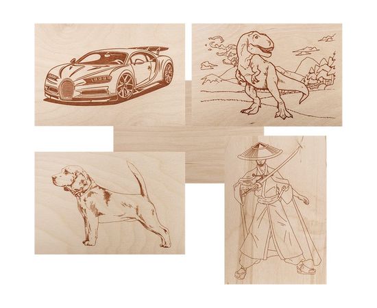 Доски для выжигания REXANT «Набор № 1 формат А5» 12-0936 