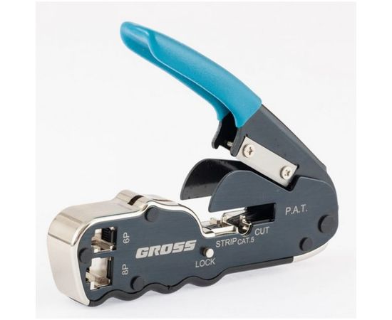 Клещи для обжима телефонных и компьютерных клемм GROSS 17723 – изображение 2