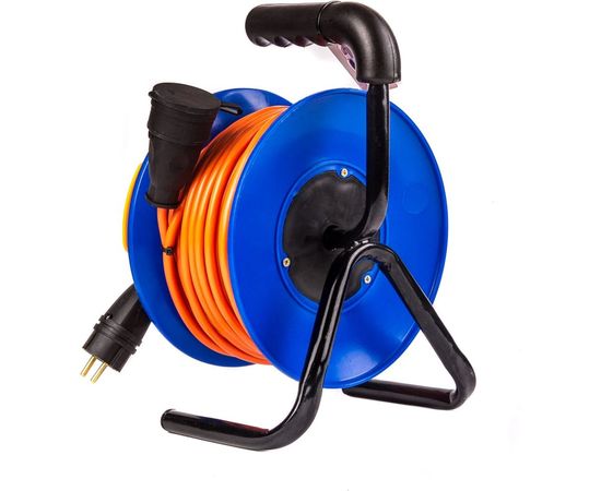 Удлинитель АТЛАНТ ПВС Атом 2х1,5 30м на садовой катушке 40281 – изображение 3