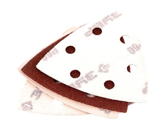 Треугольник шлифовальный универсальный 5 шт. (93х93х93 мм; Р60) "МАСТЕР" Зубр 35583-060 – изображение 2