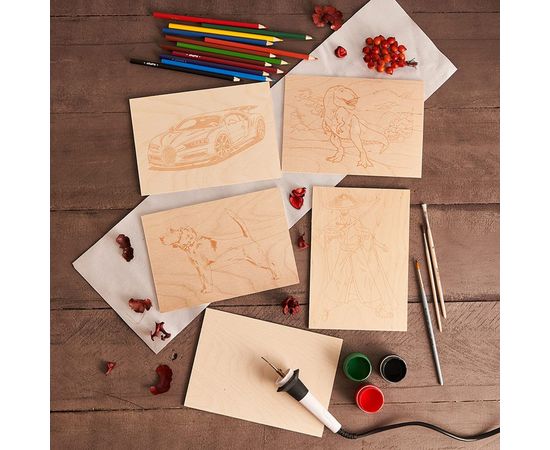 Доски для выжигания REXANT «Набор № 1 формат А5» 12-0936 – изображение 8