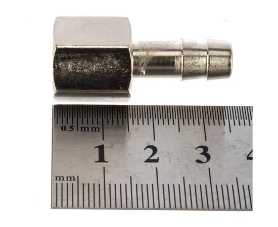 Переходник 1/4F - елочка (8 мм; обжимное кольцо 8х13 мм) FUBAG 180251 – изображение 3