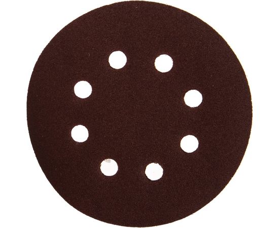 Круг шлифовальный СТАНДАРТ (5 шт; 125 мм; 8 отв; Р120) Зубр 35350-125-120 – изображение 2