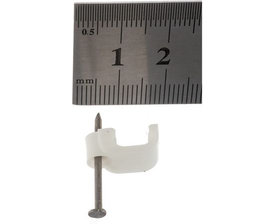 Плоская скоба для кабеля Невский Крепеж Б8 мм 50 шт. 800454 – изображение 3