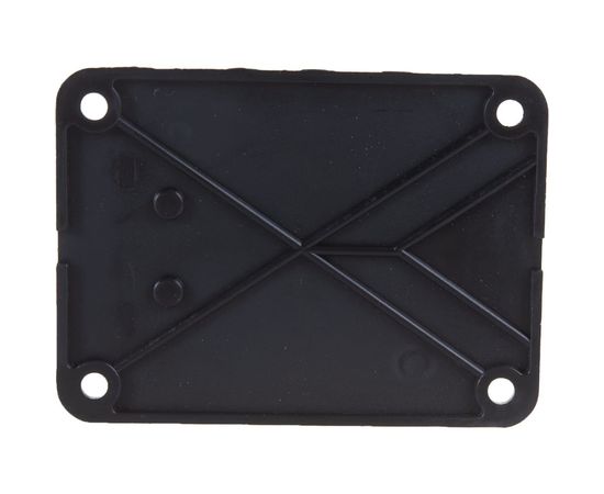 Стационарная розетка 1-м IEK ОМЕГА с заземлением, с крышкой, черная IP44 РБ13-1-0м ИЭК PKR11-016-2-K02 – изображение 3