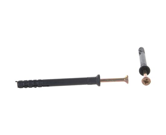 Дюбель-гвоздь с потайным бортиком крепежная техника 6х60, 100 шт 470814 БК – изображение 2