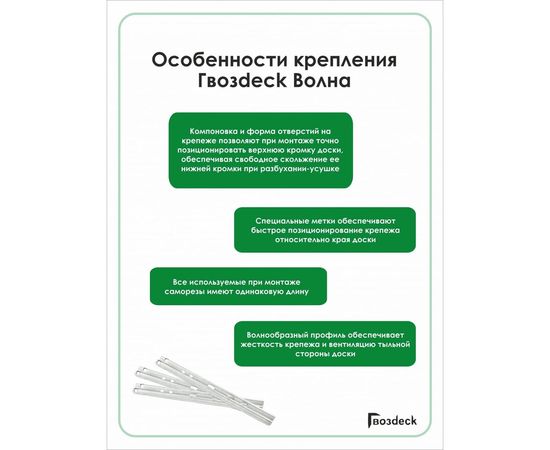 Крепеж Гвозdeck Волна гальванический цинк 10160000ZN00WG02 – изображение 6