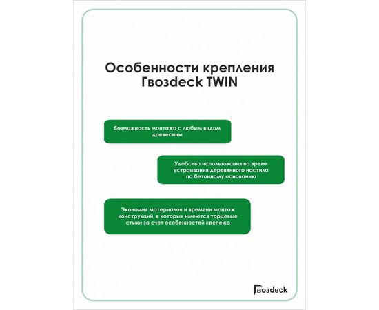 Крепеж Гвозdeck Твин гальванический цинк 10030000ZN00WG02 – изображение 5