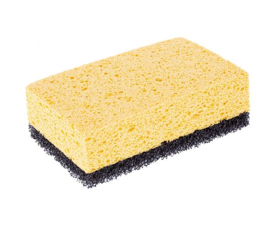 Губка целлюлозная комбинированная (150х95х50 мм) СИБРТЕХ 86838 