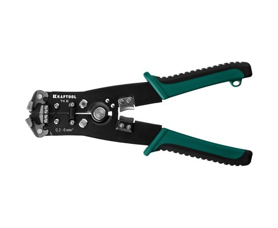 Стриппер KRAFTOOL TK-6 автоматический, многофункциональный, 0.2 - 6 мм2, 22635 