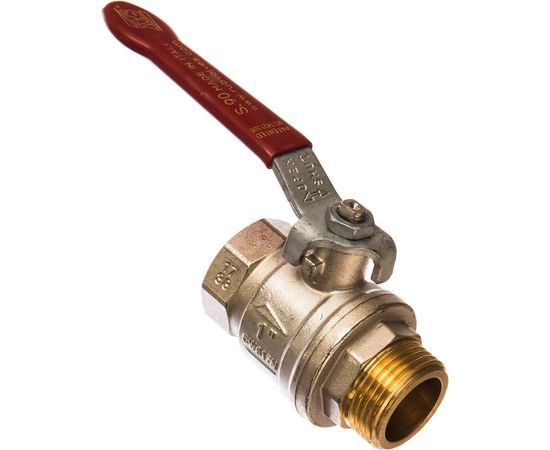 Шаровой кран RuB, 1"" DN25 PN40, ВР-НР, серия MILANO (S.90), ручка S90F20 