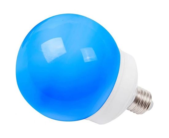 Светодиодная лампа-шар для украшения NEON-NIGHT диаметр 100 мм, цоколь e27, 12 LED, 2 Вт, синяя 405-133 