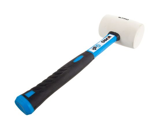 Резиновая киянка WIPRO 16 oz, двухкомпонентная рукоятка, фиберглас+ПВХ и ТПР 0506-450 