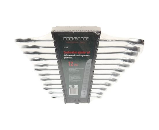 Набор комбинированных дюймовых ключей ROCKFORCE 12пр. RF-5121S 
