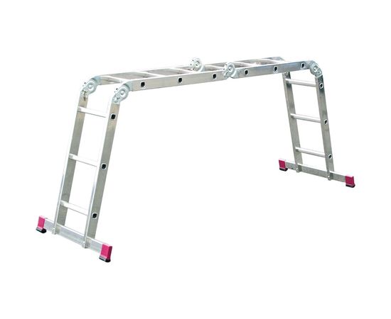 Шарнирная универсальная стремянка-трансформер 4х3 Krause Corda 085009 