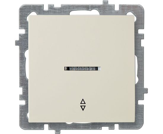 Выключатель Nilson 1-кл. СУ с подсветкой проходной , TOURAN-ALEGRA-THOR, кремовый 24120408 