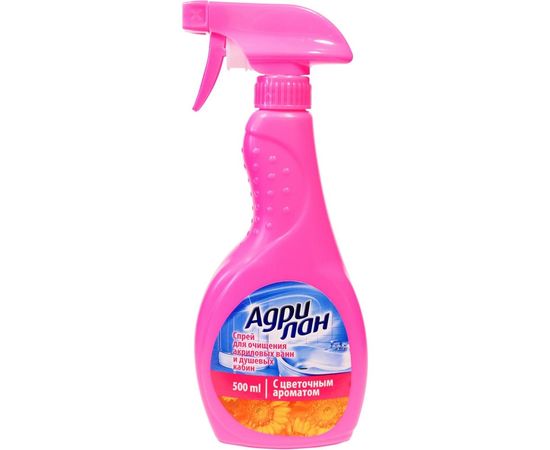 Чистящее средство для акриловых ванн и душевых кабин Адрилан спрей 500 мл 200330 