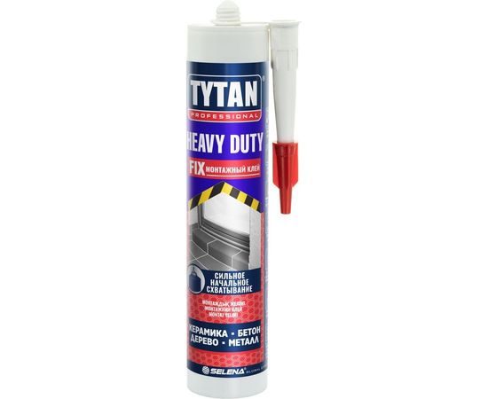 Монтажный клей TYTAN PROFESSIONAL HEAVY DUTY каучуковый 310мл 62963 