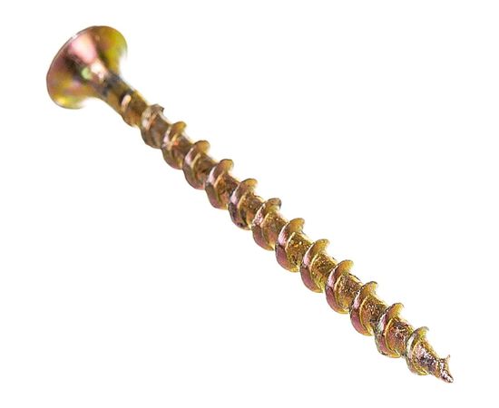 Саморез КРЕП-КОМП жёлтый цинк PH-2 по дереву 3,5х45 500 шт ждп4535ф 