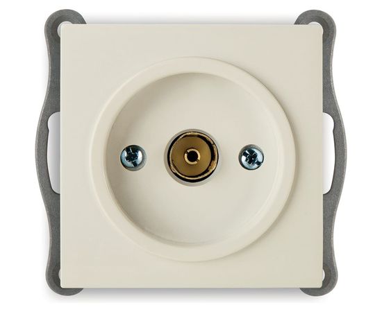 ТВ розетка Nilson концевая СУ, TOURAN-ALEGRA-THOR, кремовый 24120429 
