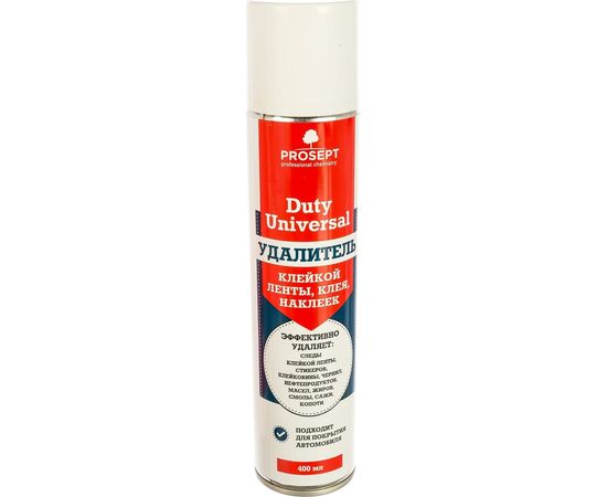 Средство для удаления клейкой ленты, клея, наклеек PROSEPT Duty Universal аэрозоль 0.4л 123-04 – изображение 2