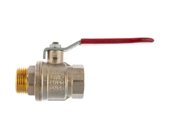 Шаровой кран RuB, 1"" DN25 PN40, ВР-НР, серия MILANO (S.90), ручка S90F20 – изображение 4